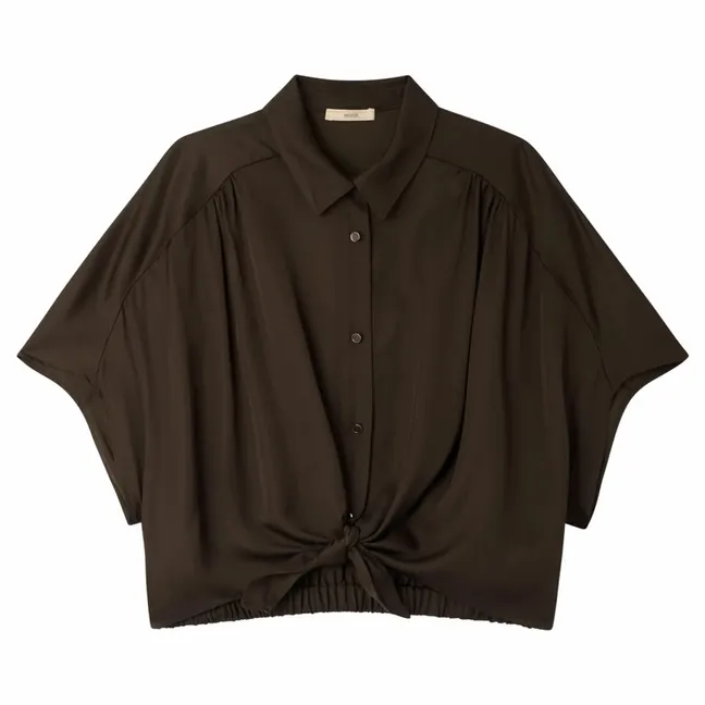 Blouse Alfassa | Marron foncé