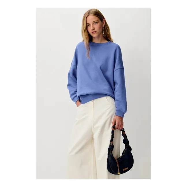 Sweat Chebbi Coton Bio | Bleu roi