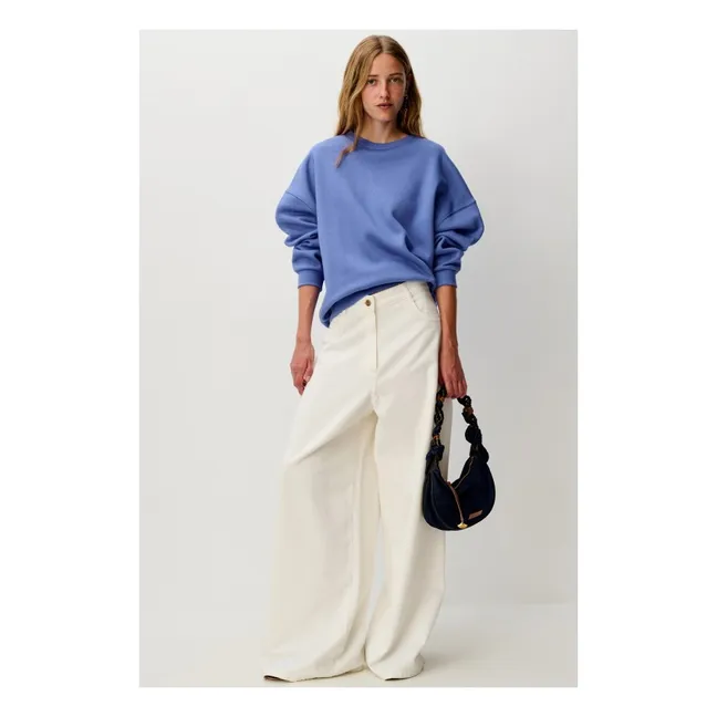 Sweat Chebbi Coton Bio | Bleu roi