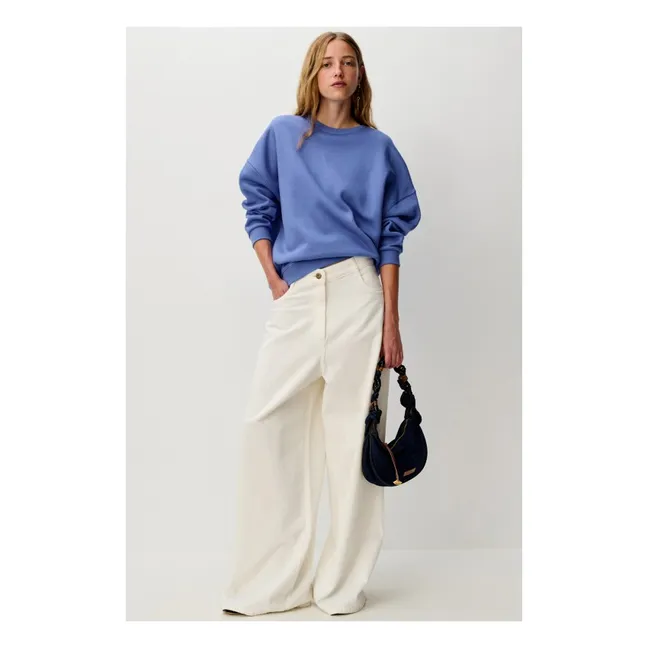 Sweat Chebbi Coton Bio | Bleu roi