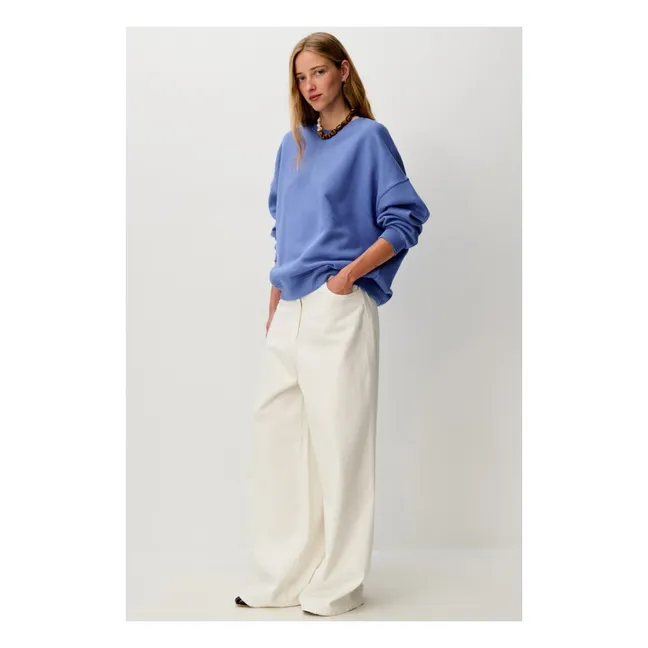 Sweat Chebbi Coton Bio | Bleu roi