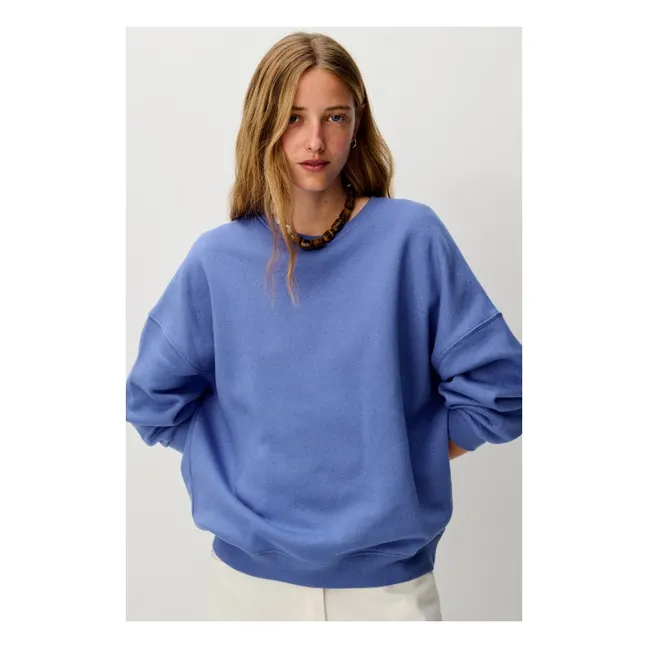 Sweat Chebbi Coton Bio | Bleu roi