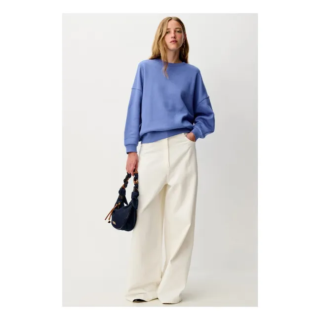 Sweat Chebbi Coton Bio | Bleu roi