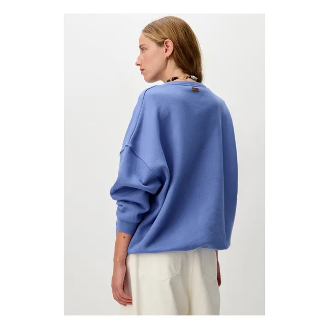 Sweat Chebbi Coton Bio | Bleu roi