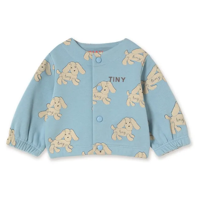 Gilet Chiens Coton Bio | Bleu ciel