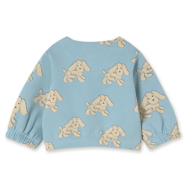 Gilet Chiens Coton Bio | Bleu ciel