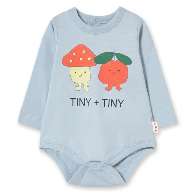 Body Tiny & Tiny Coton Bio | Bleu ciel