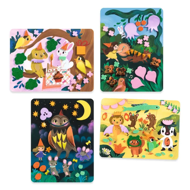 Foam Collage - Sparkling Holidays