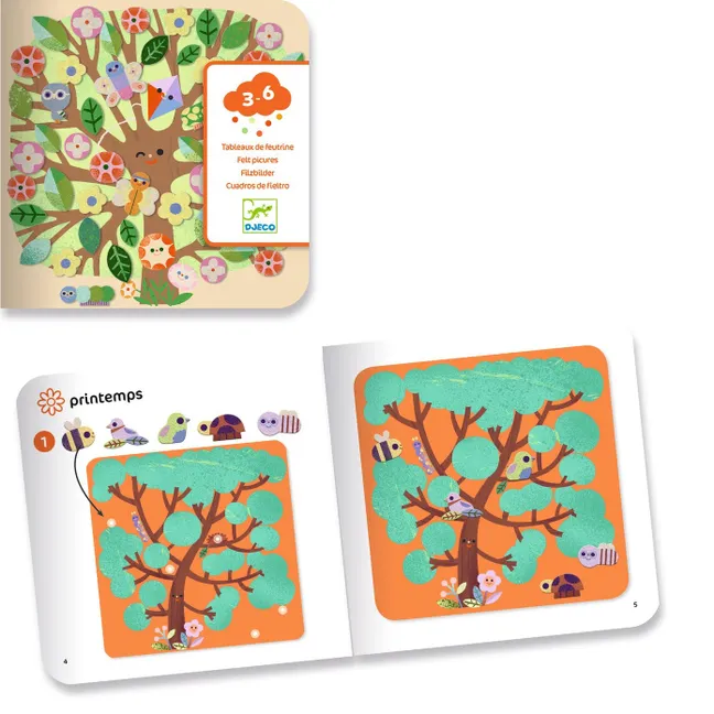Felt Collage - The Cycle of the Seasons
