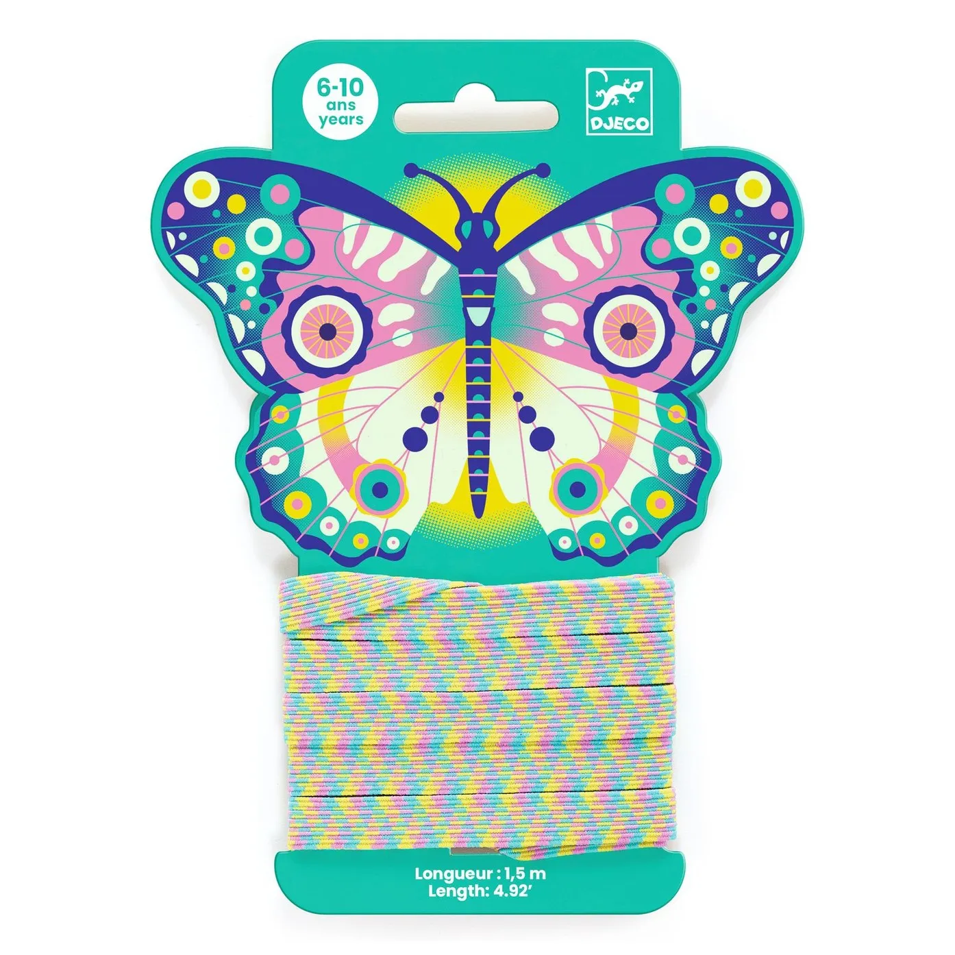 Djeco Multicoloured Butterfly Jump Rope Game