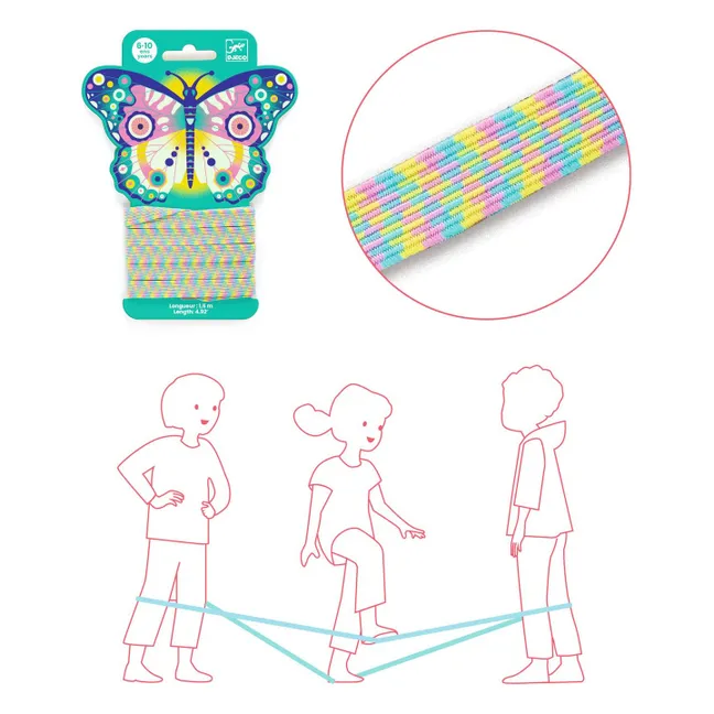 Jeu de l'élastique Papillon