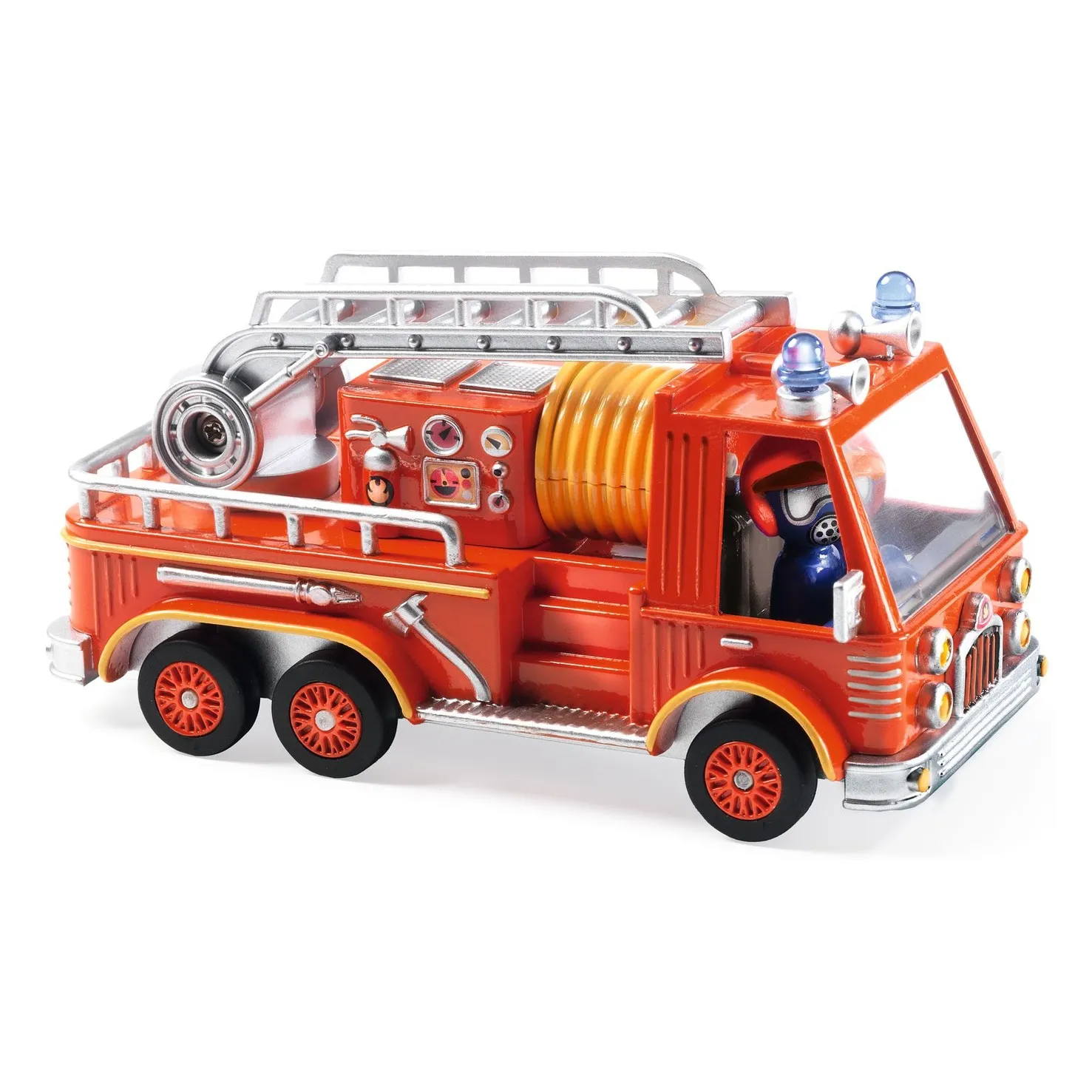 Djeco Multicoloured Crazy Motors - Captain Fire Car
