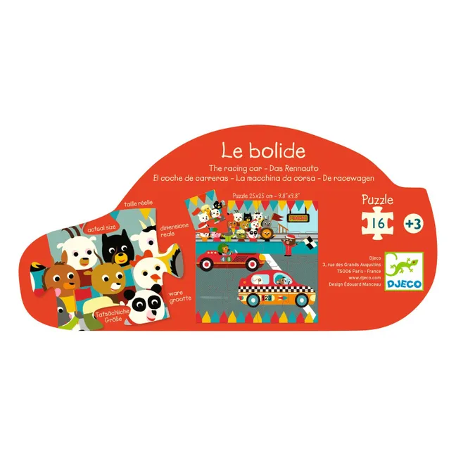 Puzzle Le bolide - 16 pièces