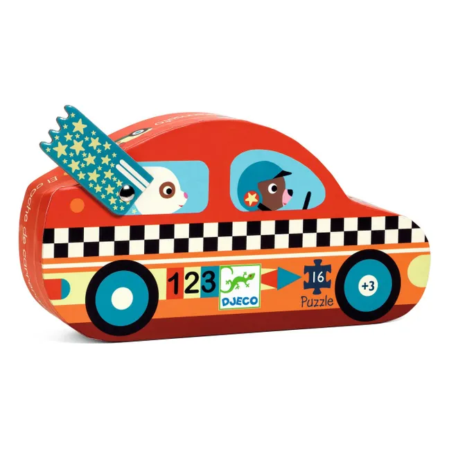 Puzzle Le bolide - 16 pièces