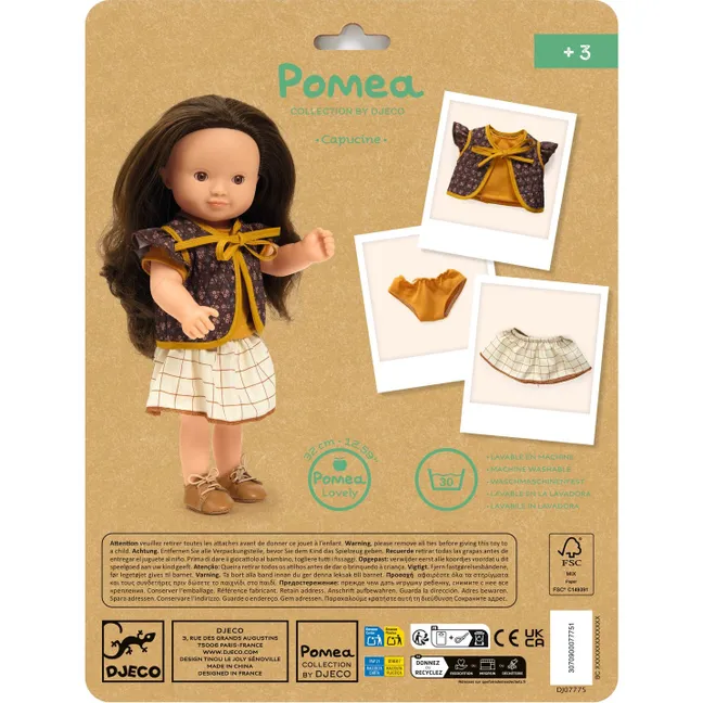 POMEA - Ensemble vêtements poupée Capucine