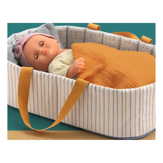 POMEA - Blue Lines Doll Basket