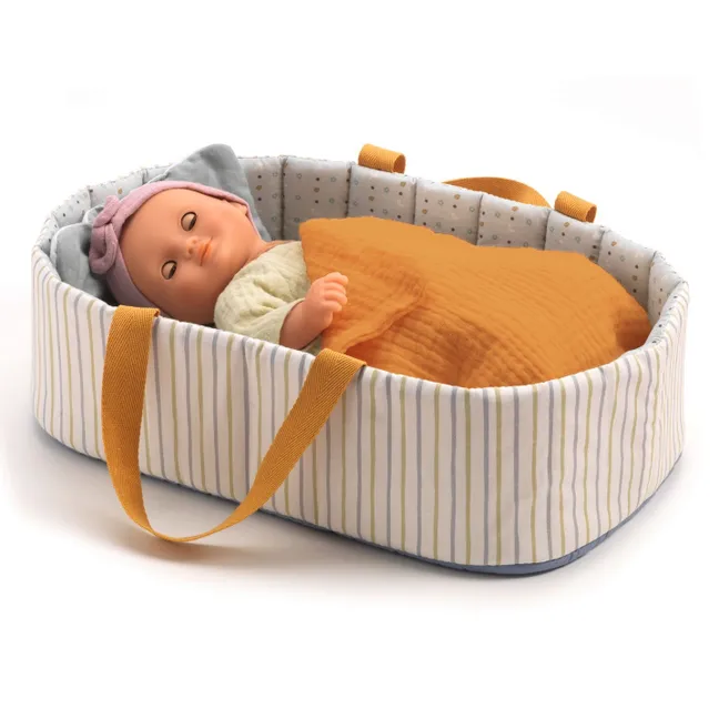 POMEA - Blue Lines Doll Basket
