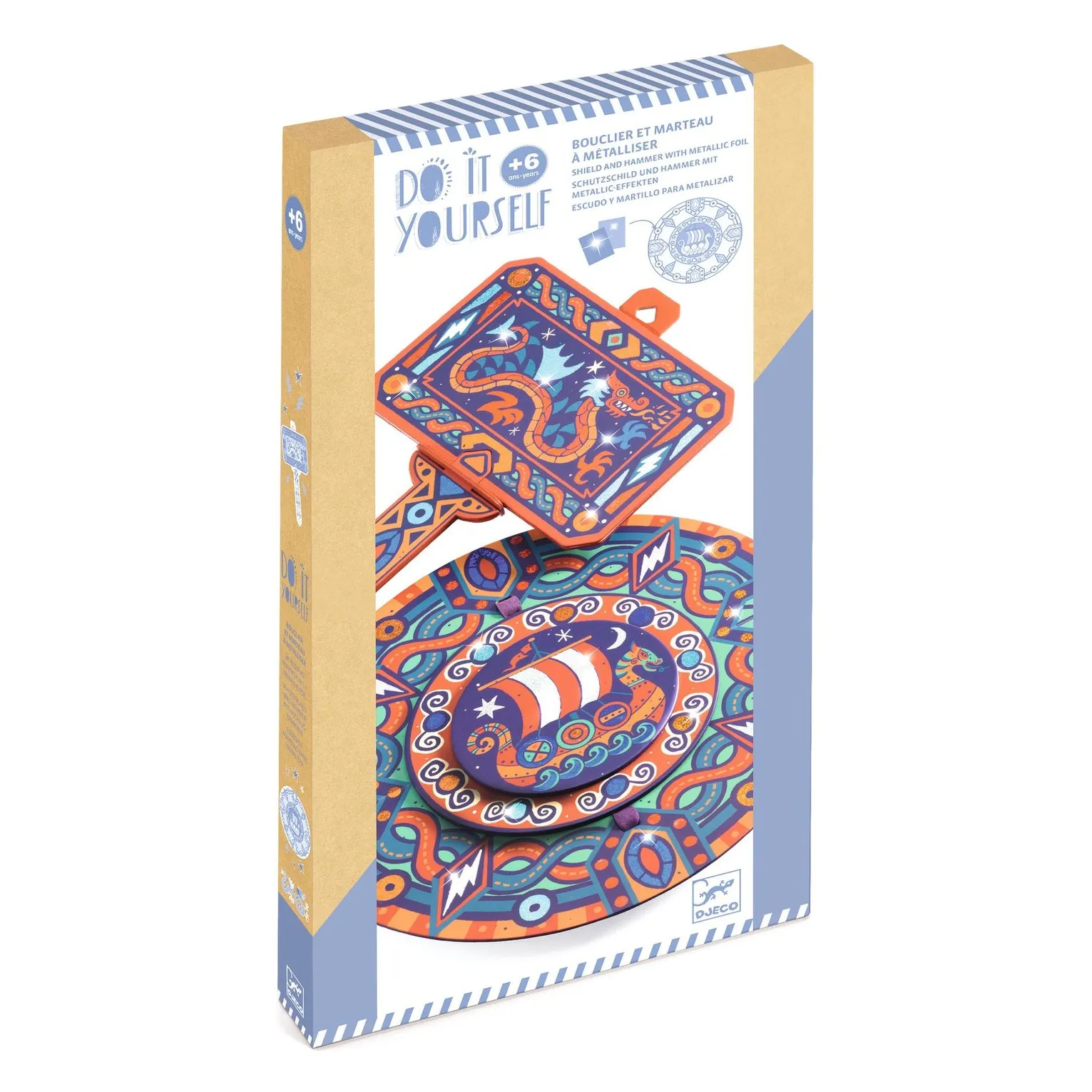 Djeco Multicoloured Diy Kit - Viking