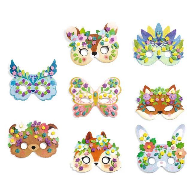 Forest Animals Masks to Decorate