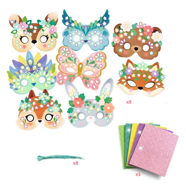 Forest Animals Masks to Decorate