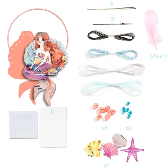 kit DIY - Attrape rêves Douce sirène