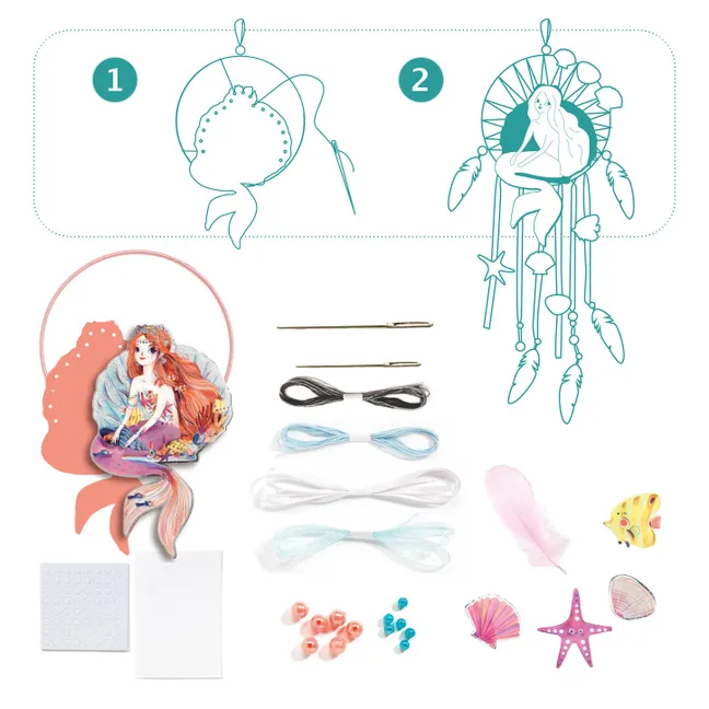 kit DIY - Attrape rêves Douce sirène