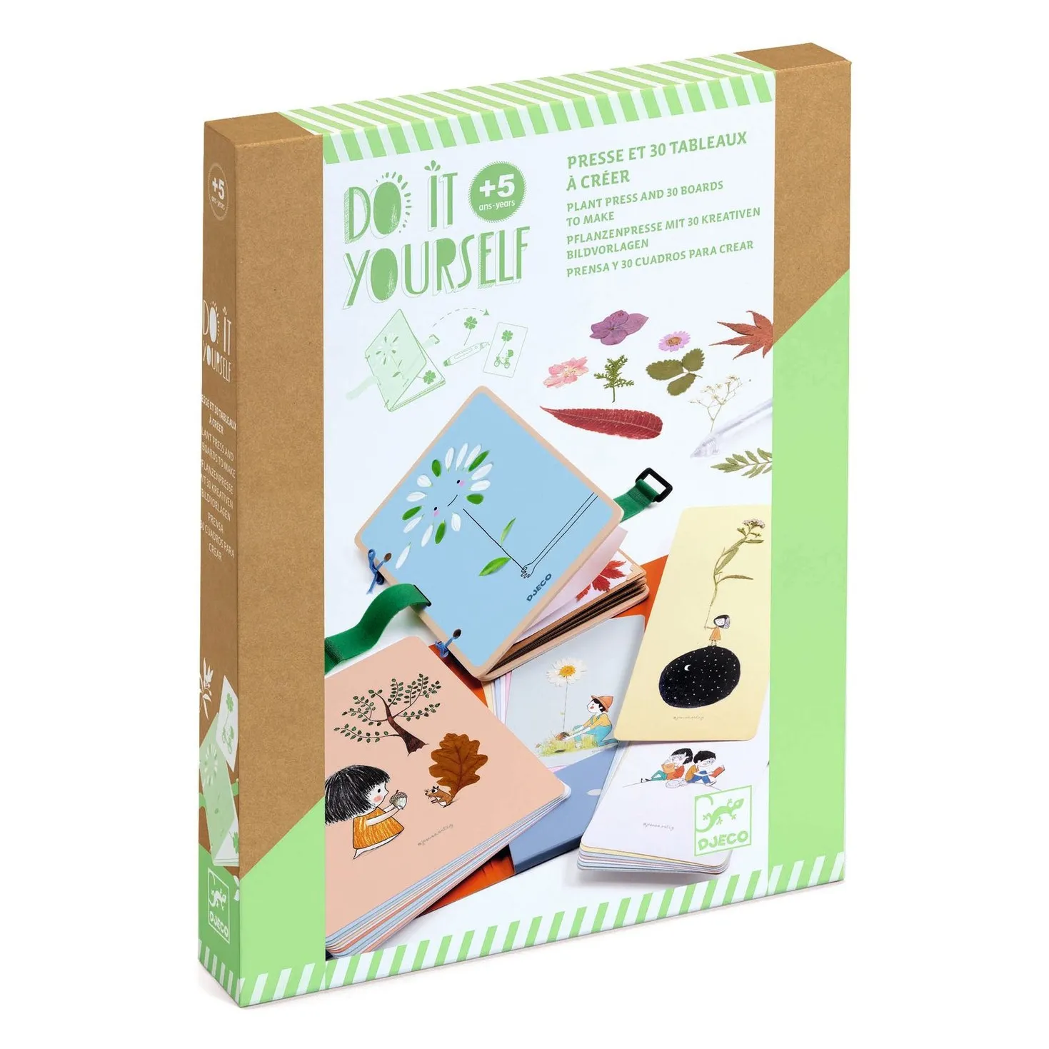 Djeco Multicoloured Diy Kit - Nature-Inspired Herbarium