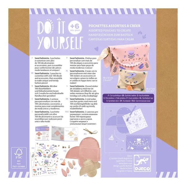 Bastelset – Taschen zum Selbermachen „Sweet Fashionista“
