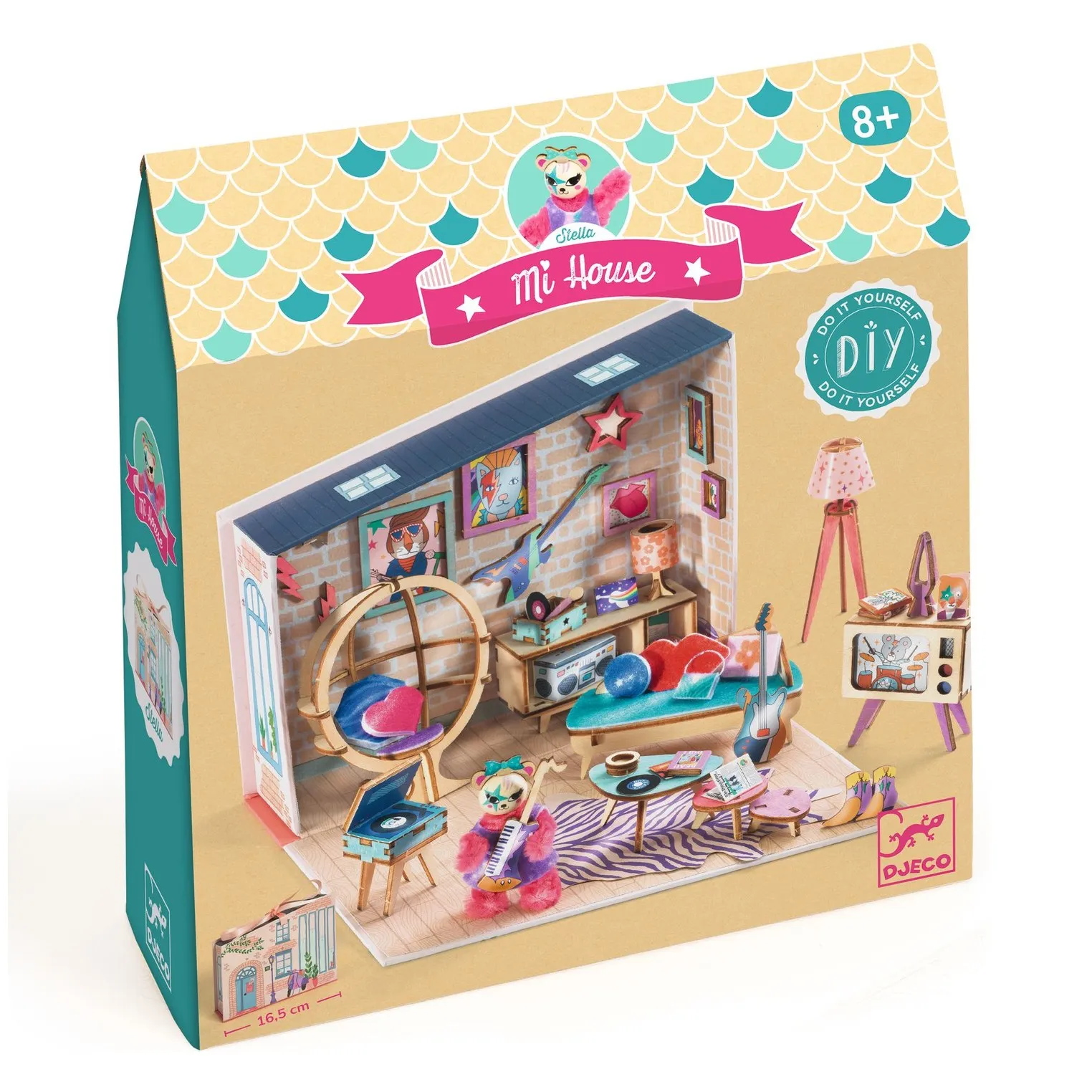 Djeco Multicoloured Diy Kit - Mi House Stella