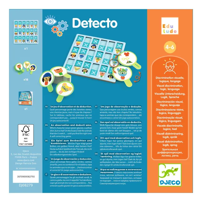 Jeu de société Detecto