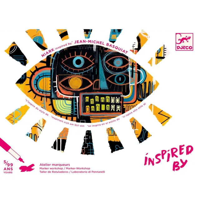 Coffret d'activités manuelles - Basquiat