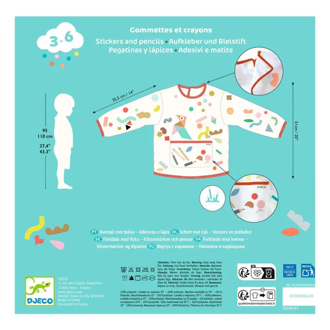 Apron for arts and crafts