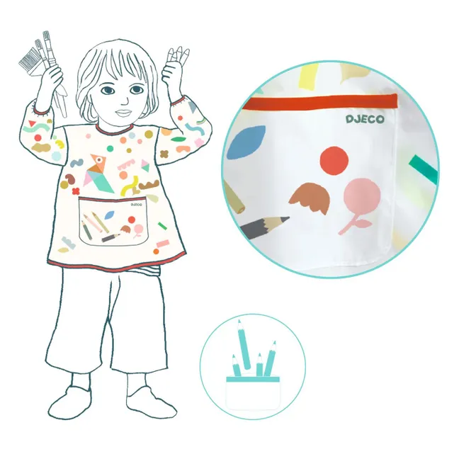 Apron for arts and crafts