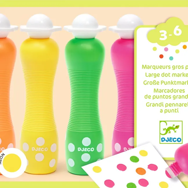 Marqueurs mousse pour les petits - Neon
