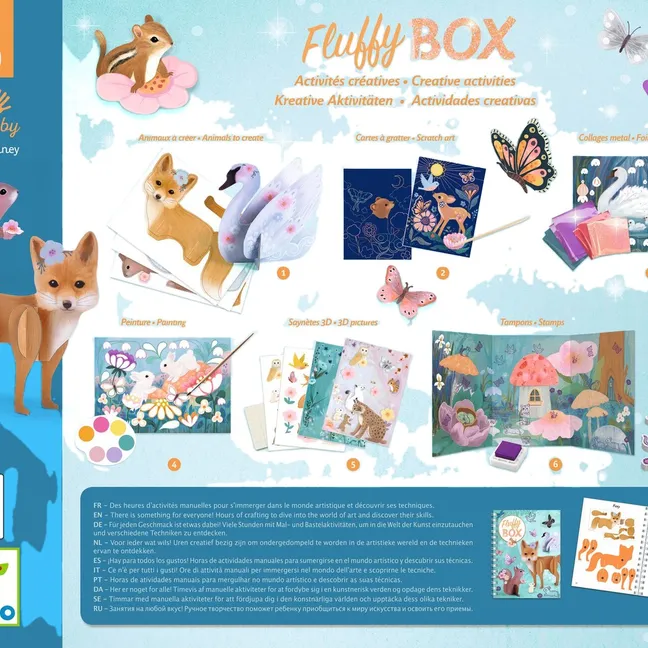 Coffret d'activités créatives - Fluffy box