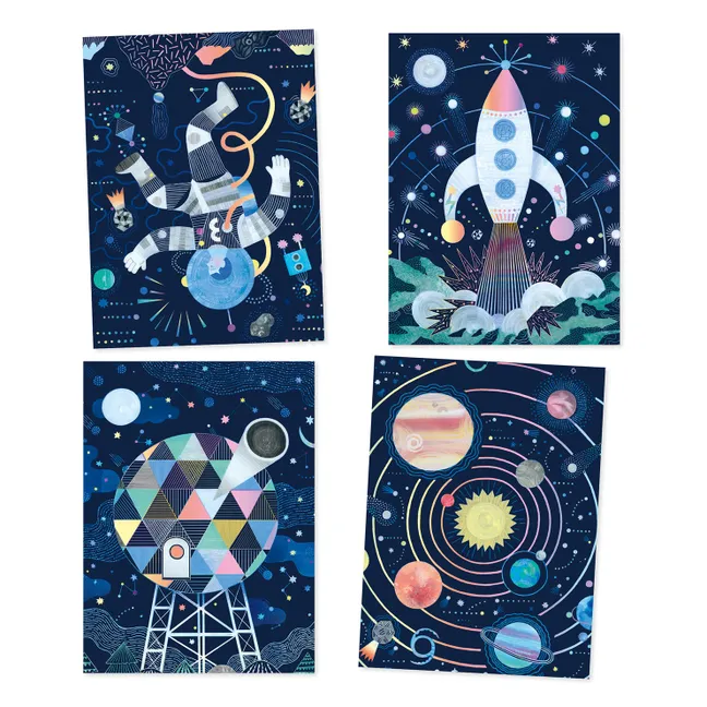 Cartes à gratter - Mission cosmique