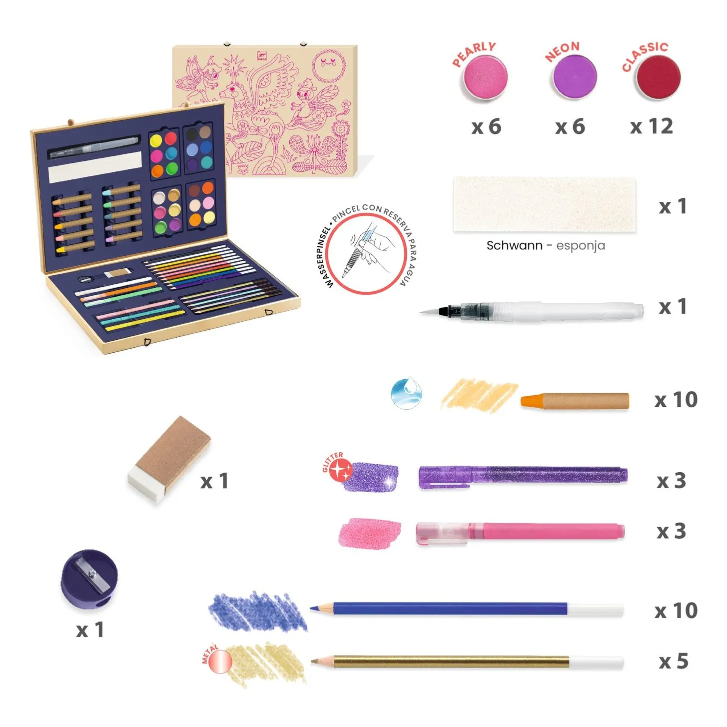 Malette beaux arts - Sparkling colors- Image produit n°3