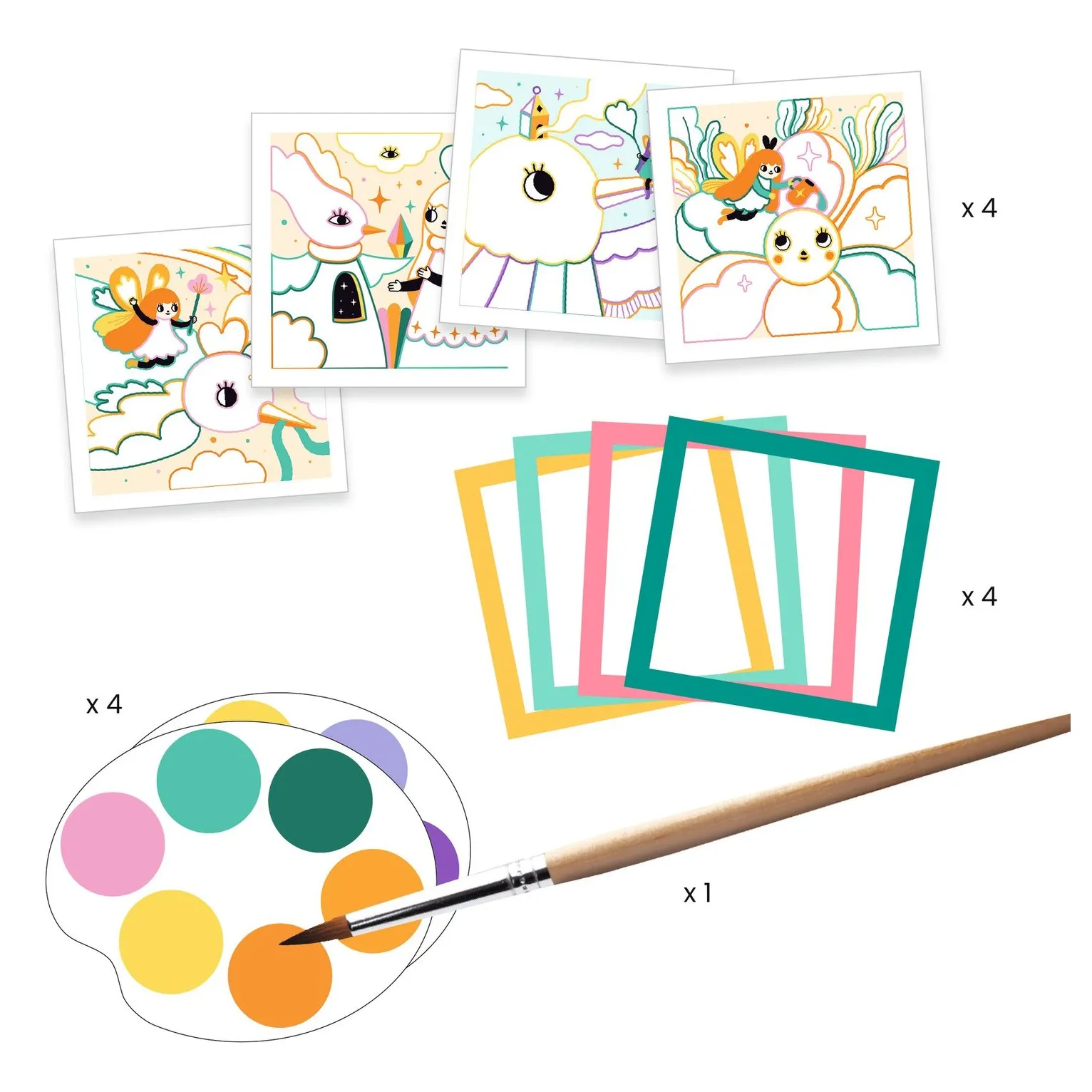 Cartes à peindre - Jardin Féérique- Image produit n°3