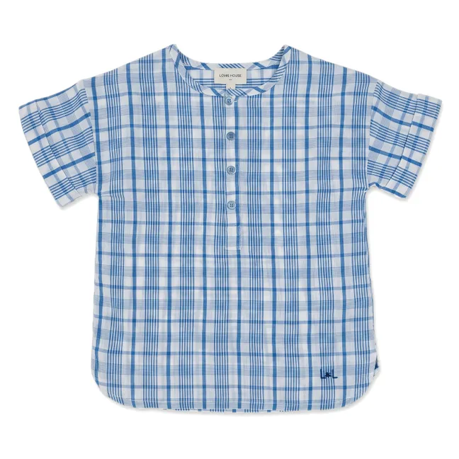 Kurta Saul Carreaux | Bleu
