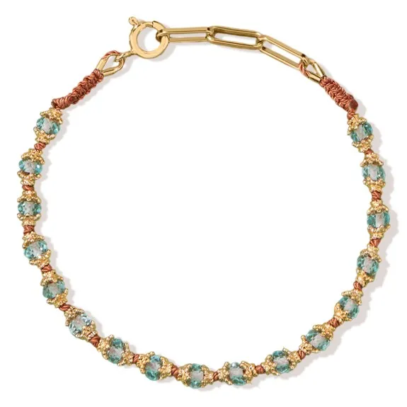 Bracelet Kamilah Topaze | Bleu