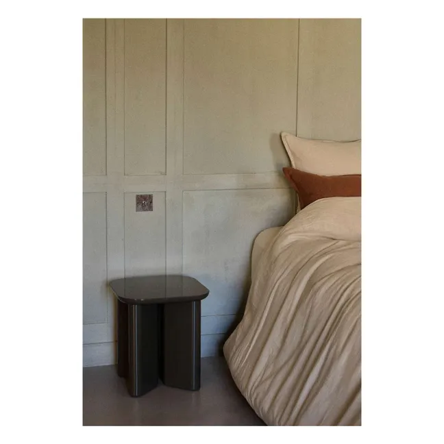 Table d'appoint en bois laqué Garance | Khaki