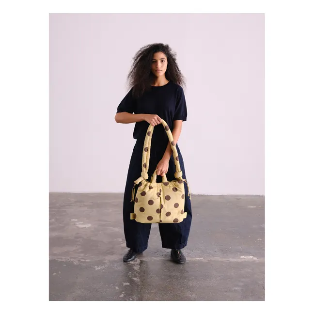 Sac Ona Soft Pois | Jaune pâle