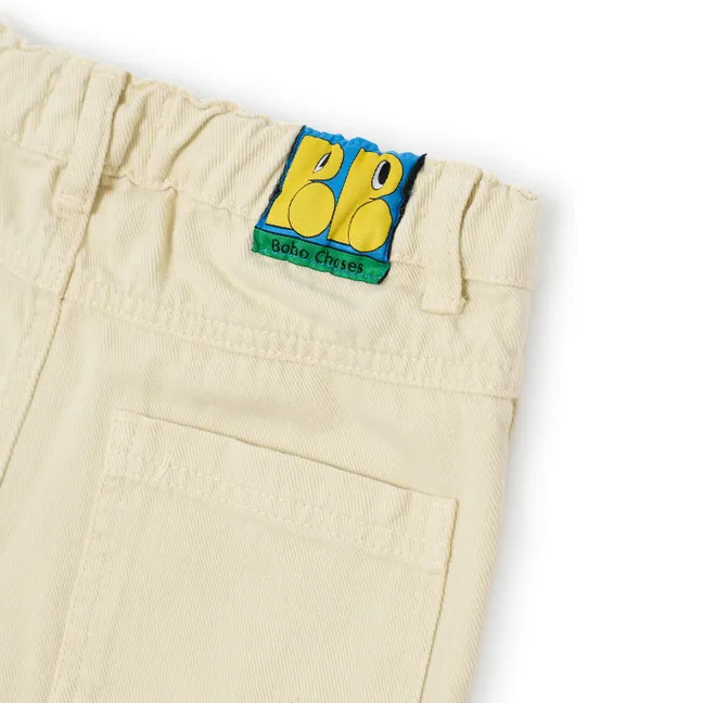Pantalon Fantômes Twill Coton Bio | Ecru