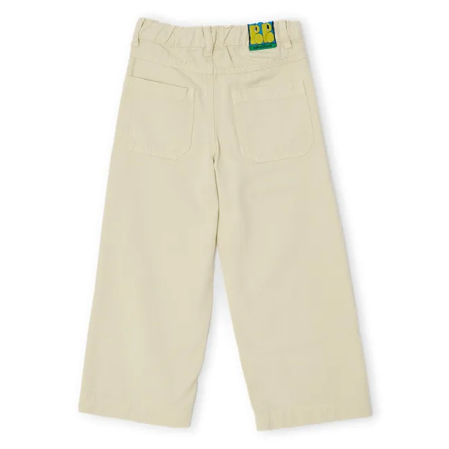 Pantalon Fantômes Twill Coton Bio | Ecru