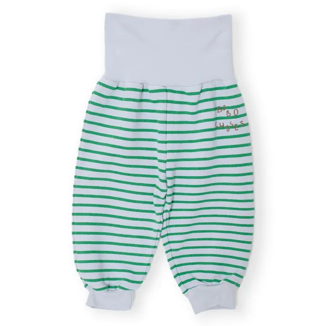 Jogger Bobo Choses Rayé Coton Bio | Gris