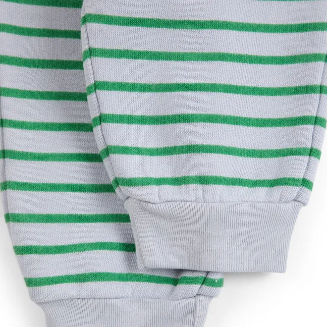 Jogger Bobo Choses Rayé Coton Bio | Gris