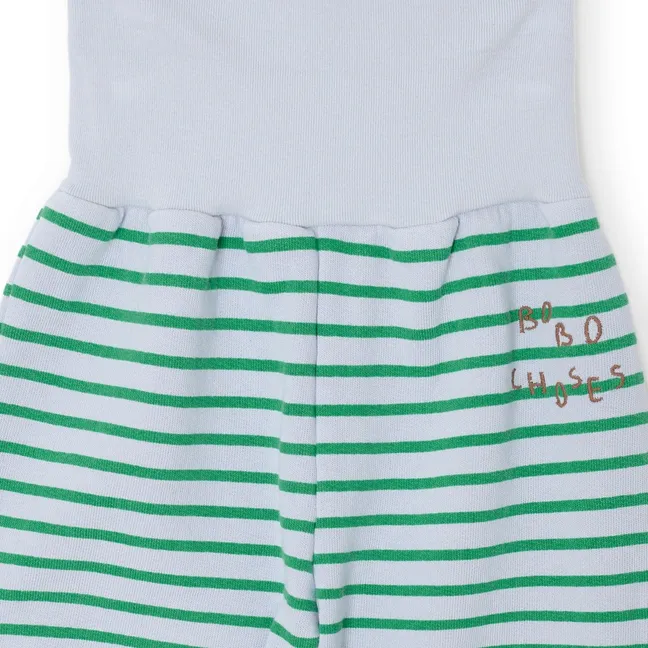 Jogger Bobo Choses Rayé Coton Bio | Gris