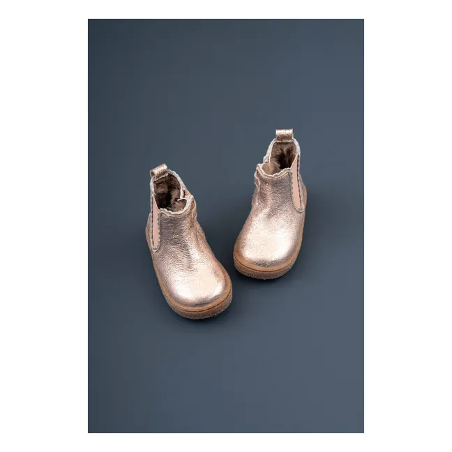 Siggi Lamb Ankle Boots | Pink