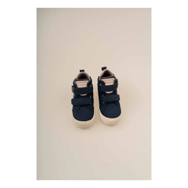 Baskets Scratchs Dylan Tex | Bleu marine