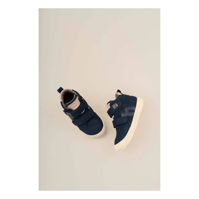 Baskets Scratchs Dylan Tex | Bleu marine